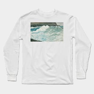 Surf, Prout's Neck by Winslow Homer Long Sleeve T-Shirt